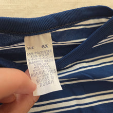 Load image into Gallery viewer, Vintage Striped Navy Blue Matching Set 3t/4t
