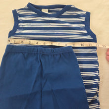 Load image into Gallery viewer, Vintage Striped Navy Blue Matching Set 3t/4t
