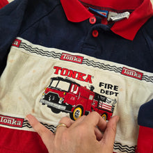 Load image into Gallery viewer, Vintage Tonka Fire Truck Matching Set 2t/3t
