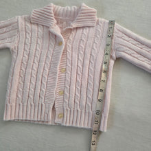 Load image into Gallery viewer, Vintage Pink Cable Knit Cardigan 2t
