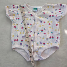 Load image into Gallery viewer, Vintage McBaby Fruity Floral Romper 3 months

