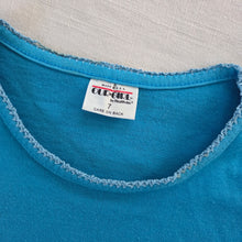 Load image into Gallery viewer, Vintage Healthtex Girly Turquoise Shirt 4t/5t
