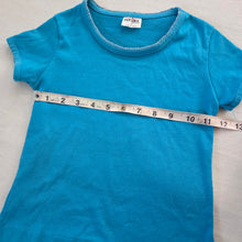 Load image into Gallery viewer, Vintage Healthtex Girly Turquoise Shirt 4t/5t
