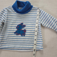Load image into Gallery viewer, Vintage Bunny Striped Turtleneck 3-6 months
