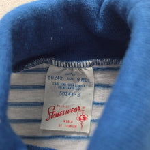 Load image into Gallery viewer, Vintage Bunny Striped Turtleneck 3-6 months
