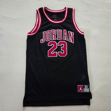 Load image into Gallery viewer, Jordan 23 Black Jersey Shirt kids 10/12
