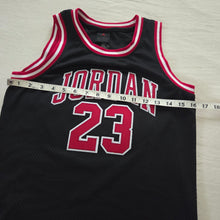 Load image into Gallery viewer, Jordan 23 Black Jersey Shirt kids 10/12

