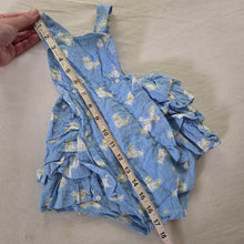 Load image into Gallery viewer, Vintage Bear Pattern Ruffled Sunsuit 9-12 months

