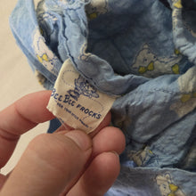 Load image into Gallery viewer, Vintage Bear Pattern Ruffled Sunsuit 9-12 months
