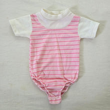 Load image into Gallery viewer, Vintage Striped Romper 18-24 months *flaw
