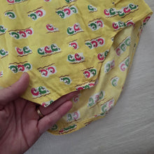 Load image into Gallery viewer, Vintage Birds Yellow Sunsuit 6-9 months *flaw
