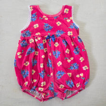 Load image into Gallery viewer, Vintage Floral Cotton Bubble Romper 9-12 months
