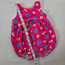 Load image into Gallery viewer, Vintage Floral Cotton Bubble Romper 9-12 months
