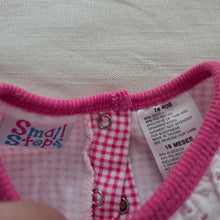 Load image into Gallery viewer, Vintage Heart Gingham Romper 12 months

