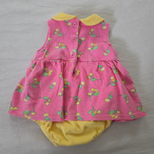 Load image into Gallery viewer, Vintage McKids Cherry Twirl Cotton Romper 9-12 months
