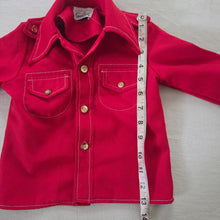 Load image into Gallery viewer, Vintage 70s Red Buttondown 12-18 months
