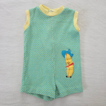 Load image into Gallery viewer, Vintage Banana Boy Romper 9-12 months
