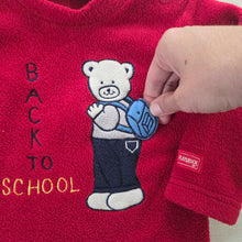 Load image into Gallery viewer, Vintage Back To School Bear Shirt 12 months
