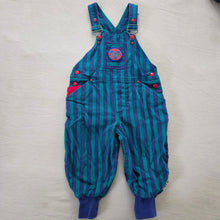 Load image into Gallery viewer, Vintage Gymboree Striped Overalls 2t
