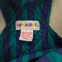 Load image into Gallery viewer, Vintage Gymboree Striped Overalls 2t
