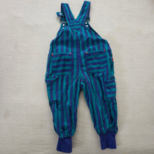 Load image into Gallery viewer, Vintage Gymboree Striped Overalls 2t
