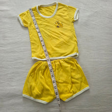 Load image into Gallery viewer, Vintage Pluto Yellow Matching Set 9-12 months
