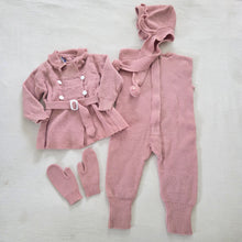 Load image into Gallery viewer, Vintage 4-Piece Matching Wool Knit Set 12-18 months
