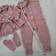 Load image into Gallery viewer, Vintage 4-Piece Matching Wool Knit Set 12-18 months
