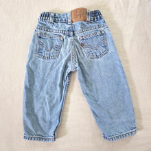Load image into Gallery viewer, Vintage Levi's 566 Fit Jeans Orange Tab 18-24 months *flaw
