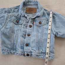 Load image into Gallery viewer, Vintage Levi's Trucker Jean Jacket Orange Tab 18 months
