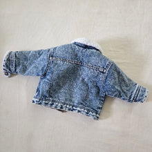 Load image into Gallery viewer, Vintage Levi's Acid Sherpa Jean Jacket 9-12 months
