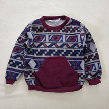 Load image into Gallery viewer, Vintage Pattern Fleece Sweater 3t
