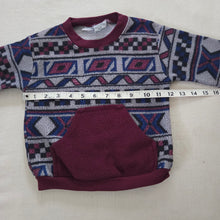 Load image into Gallery viewer, Vintage Pattern Fleece Sweater 3t
