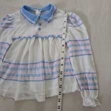 Load image into Gallery viewer, Vintage 70s Striped Girly Long Sleeve 2t

