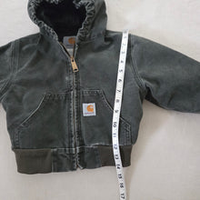 Load image into Gallery viewer, Vintage Carhartt Sage Green Jacket 2t/3t
