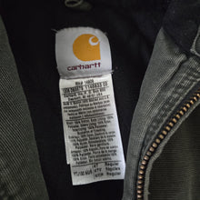 Load image into Gallery viewer, Y2k Carhartt Sage Distressed Jacket 4t *broken zipper
