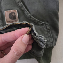 Load image into Gallery viewer, Y2k Carhartt Sage Distressed Jacket 4t *broken zipper
