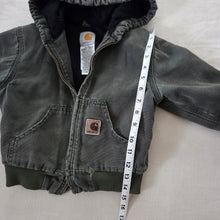 Load image into Gallery viewer, Y2k Carhartt Sage Distressed Jacket 4t *broken zipper
