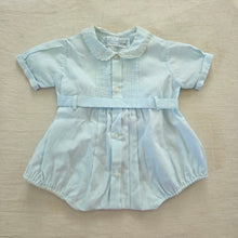 Load image into Gallery viewer, Vintage Embroidered Bubble Romper 3 months
