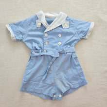 Load image into Gallery viewer, Vintage Classic Boy Romper 12 months
