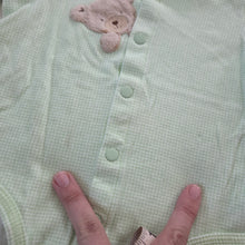 Load image into Gallery viewer, Vimtage Bear Gingham Cotton Romper 0-3 months

