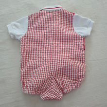 Load image into Gallery viewer, Vintage Classic Boy Romper 0-3 months
