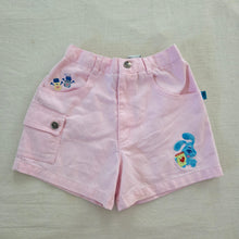 Load image into Gallery viewer, Vintage Blue's Clues Pink Jean Shorts 5t
