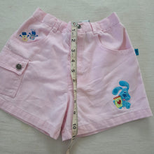 Load image into Gallery viewer, Vintage Blue's Clues Pink Jean Shorts 5t
