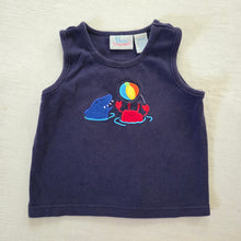 Load image into Gallery viewer, Vintage Shark + Crab Cotton Tank Top 24 months
