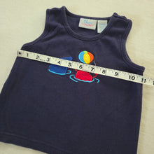 Load image into Gallery viewer, Vintage Shark + Crab Cotton Tank Top 24 months
