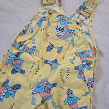 Load image into Gallery viewer, Vintage Lee Shark Surfing Overalls 24 months
