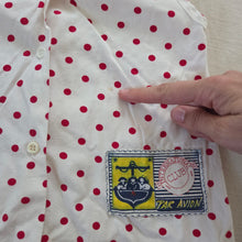 Load image into Gallery viewer, Vintage Polka Dot Sailor Shirt 3t/4t
