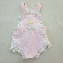 Load image into Gallery viewer, Vintage Flower Pink Sunsuit 6-9 months
