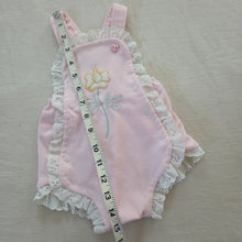 Load image into Gallery viewer, Vintage Flower Pink Sunsuit 6-9 months

